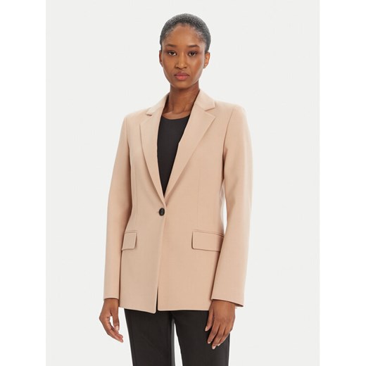HUGO Marynarka Atana-2 50546778 Beżowy Regular Fit ze sklepu MODIVO w kategorii Marynarki damskie - zdjęcie 184688578