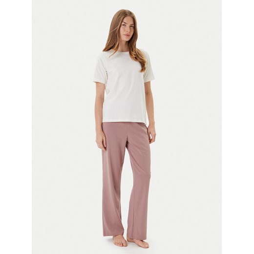 BOSS Piżama 50545568 Beżowy Regular Fit ze sklepu MODIVO w kategorii Piżamy damskie - zdjęcie 184688585