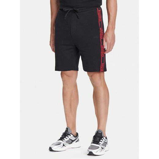 HUGO Szorty sportowe Liam 50540936 Czarny Regular Fit ze sklepu MODIVO w kategorii Spodenki męskie - zdjęcie 184688617