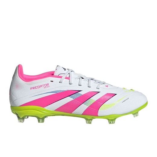 Buty piłkarskie adidas Predator Elite Fg Jr ID3757 białe ze sklepu ButyModne.pl w kategorii Buty sportowe dziecięce - zdjęcie 184689135