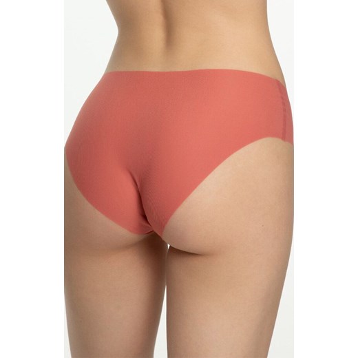 Bezszwowe figi damskie koralowe Mousse Classic, Kolor koralowy, Rozmiar M/L, Julimex ze sklepu Primodo w kategorii Majtki damskie - zdjęcie 184689378