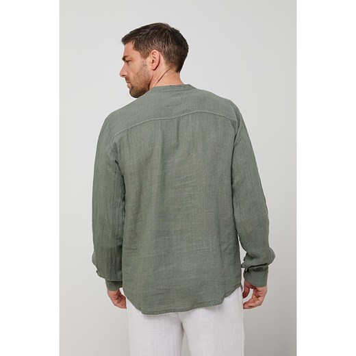 Rodier Lin Lniana koszula w kolorze khaki Rodier Lin M/L promocja Limango Polska