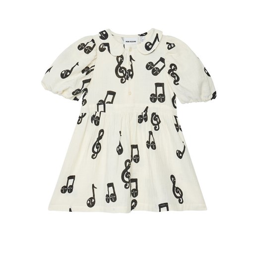MINI RODINI Sukienka codzienna 2525012610 Biały Regular Fit ze sklepu MODIVO w kategorii Sukienki dziewczęce - zdjęcie 184691038