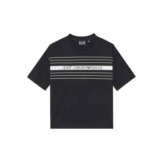 EA7 Emporio Armani T-Shirt 7B000069 AF10378 UC001 Czarny Relaxed Fit ze sklepu MODIVO w kategorii T-shirty chłopięce - zdjęcie 184691047