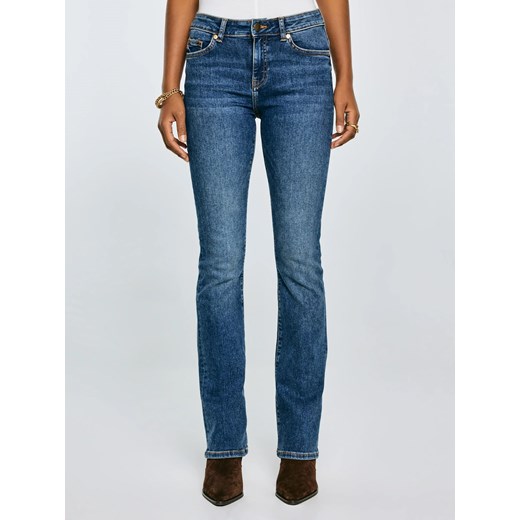 Jeansy damskie granatowe Adela Bootcut 536 ze sklepu Big Star w kategorii Jeansy damskie - zdjęcie 184691556