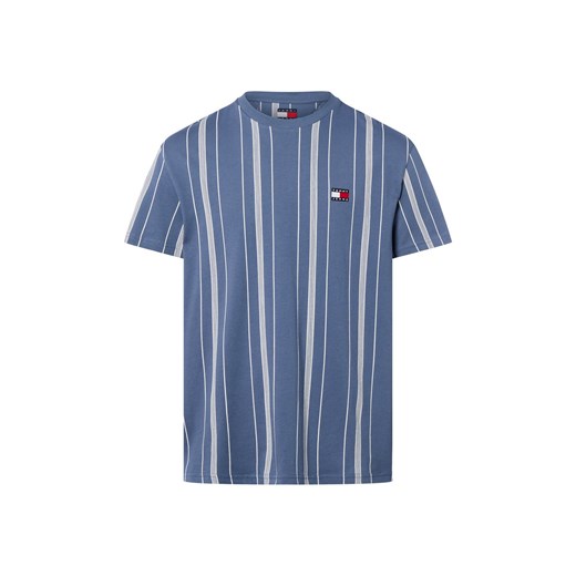 Tommy Jeans Koszulka męska Mężczyźni Bawełna niebieski w paski ze sklepu vangraaf w kategorii T-shirty męskie - zdjęcie 184691668