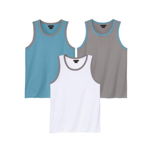 Zestaw 3 sportowych podkoszulków ze sklepu Atlas For Men w kategorii T-shirty męskie - zdjęcie 184691776