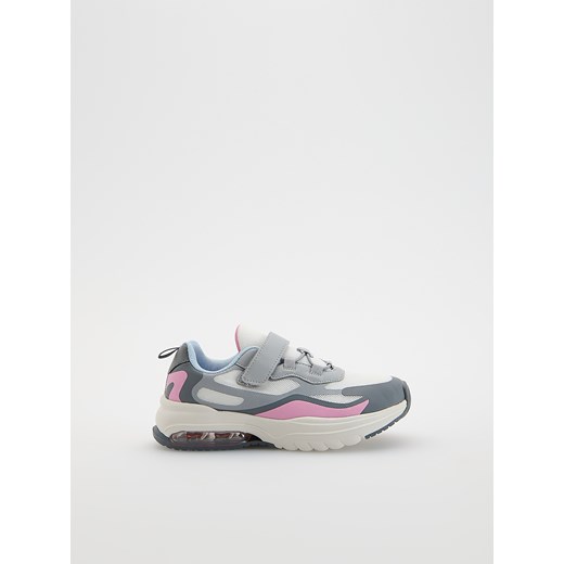 Reserved - Sneakersy z zapięciem na rzep - jasnoszary Reserved 36 Reserved