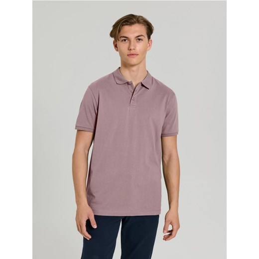 Sinsay - Koszulka polo - różowy ze sklepu Sinsay w kategorii T-shirty męskie - zdjęcie 184692117