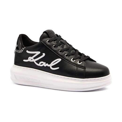 Karl Lagerfeld Skórzane sneakersy KAPRI Cornelly Signia Stitch ze sklepu Gomez Fashion Store w kategorii Buty sportowe damskie - zdjęcie 184692268
