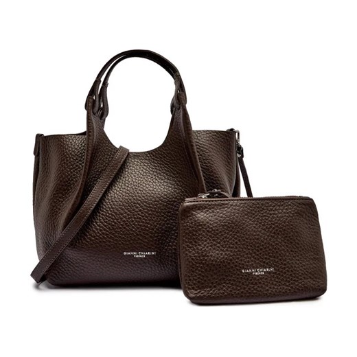 GIANNI CHIARINI Skórzana torebka na ramię + saszetka DUA ze sklepu Gomez Fashion Store w kategorii Torby Shopper bag - zdjęcie 184692297