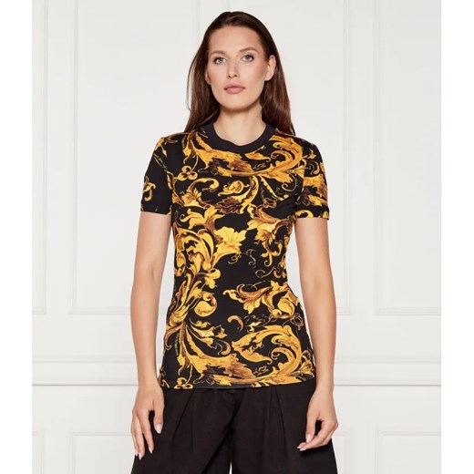 Versace Jeans Couture T-shirt | Slim Fit ze sklepu Gomez Fashion Store w kategorii Bluzki damskie - zdjęcie 184692385