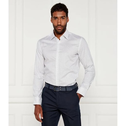 BOSS BLACK Koszula H-HANK-kent-C1-214 | Slim Fit | stretch ze sklepu Gomez Fashion Store w kategorii Koszule męskie - zdjęcie 184692457