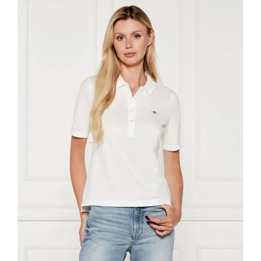 Gant Polo | Slim Fit | pique ze sklepu Gomez Fashion Store w kategorii Bluzki damskie - zdjęcie 184692458