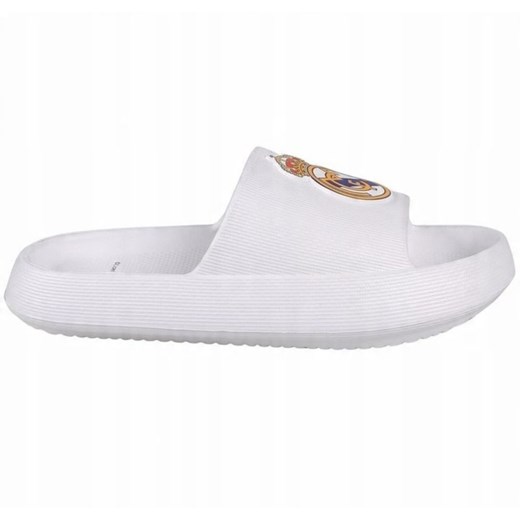 Klapki Real Madryt beach pool flip flops Eva Jr 2300006820B białe ze sklepu ButyModne.pl w kategorii Klapki dziecięce - zdjęcie 184693755
