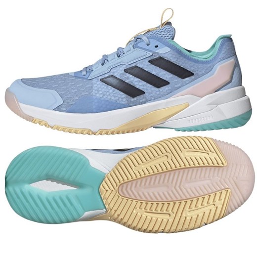 Buty do siatkówki adidas Crazyflight 6 W HP7029 niebieskie ze sklepu ButyModne.pl w kategorii Buty sportowe damskie - zdjęcie 184693806