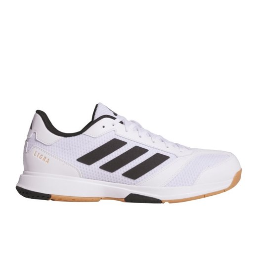 Buty do piłki ręcznej adidas Ligra 8 In M JI1505 białe ze sklepu ButyModne.pl w kategorii Buty sportowe męskie - zdjęcie 184693846