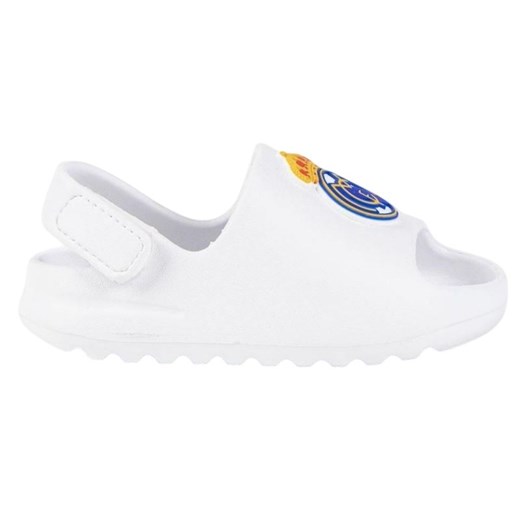 Sandały Real Madryt beach pool flip flops white eva Jr 2300006792B białe ze sklepu ButyModne.pl w kategorii Sandały dziecięce - zdjęcie 184693856