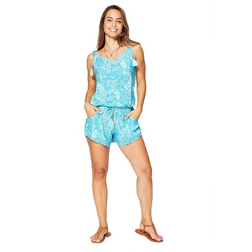 Aller Simplement Kombinezon w kolorze turkusowym ze sklepu Limango Polska w kategorii Kombinezony damskie - zdjęcie 184694358