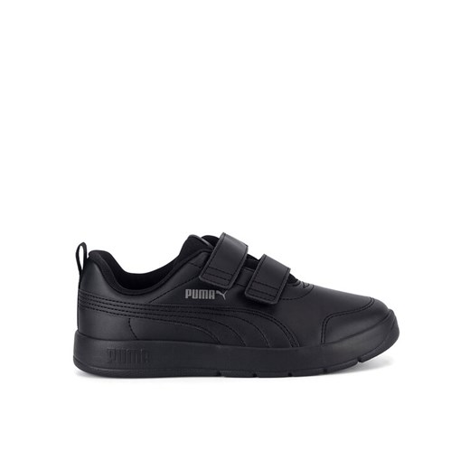 Sneakersy Puma COURTFLEX V3 V PS 39764201 Czarny ze sklepu eobuwie.pl w kategorii Buty sportowe dziecięce - zdjęcie 184695069