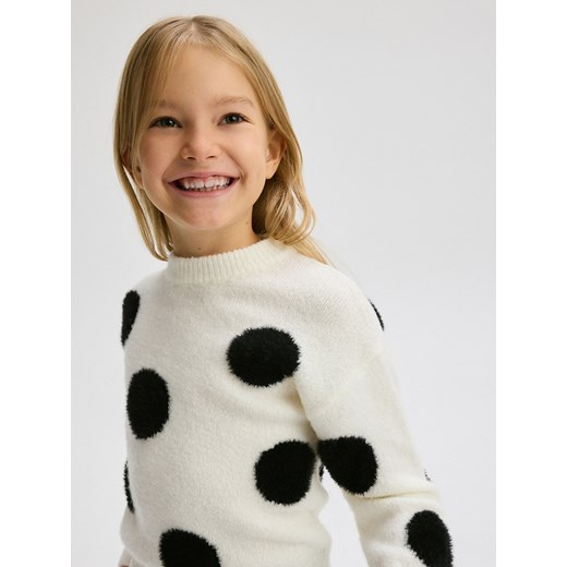 Reserved - Sweter w kropki - wielobarwny ze sklepu Reserved w kategorii Swetry dziewczęce - zdjęcie 184696079