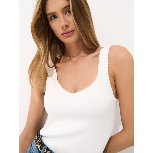 Mohito - Top na ramiączkach - biały Mohito S Mohito