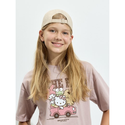 Reserved - T-shirt Hello Kitty and Friends - brązowy Reserved 116 (5-6 lat) Reserved