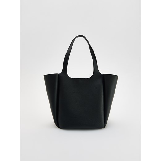 Reserved - Torebka shopper - czarny ze sklepu Reserved w kategorii Torebki damskie - zdjęcie 184696548