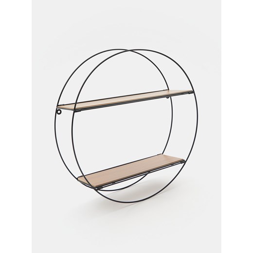 Sinsay - Półka ścienna w kształcie okręgu - czarny Sinsay One Size Sinsay