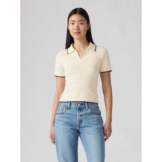 Levi&apos;s Koszulka polo w kolorze kremowym ze sklepu Limango Polska w kategorii Bluzki damskie - zdjęcie 184697906
