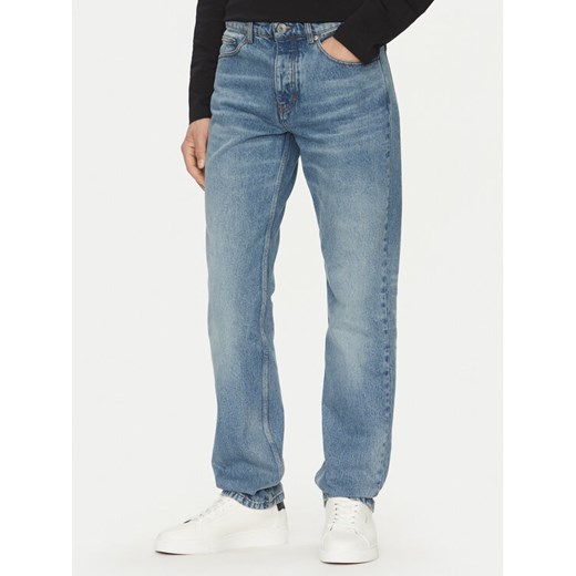AMI PARIS Jeansy HTR001.DE0046 Niebieski Classic Fit ze sklepu MODIVO w kategorii Jeansy męskie - zdjęcie 184698916
