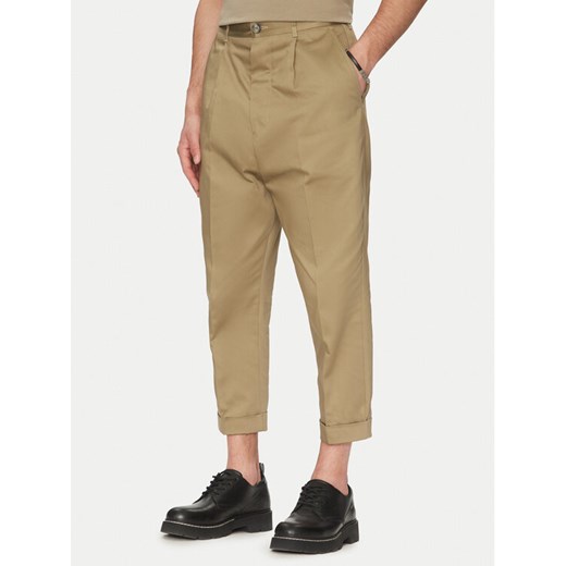 AMI PARIS Spodnie materiałowe HTR121.CO0103 Khaki Oversize ze sklepu MODIVO w kategorii Spodnie męskie - zdjęcie 184698945