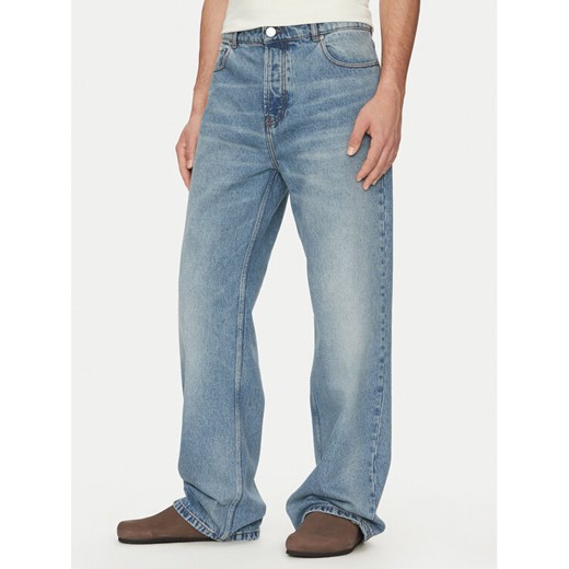 AMI PARIS Jeansy HTR450.DE0046 Niebieski Large Fit ze sklepu MODIVO w kategorii Jeansy męskie - zdjęcie 184698946