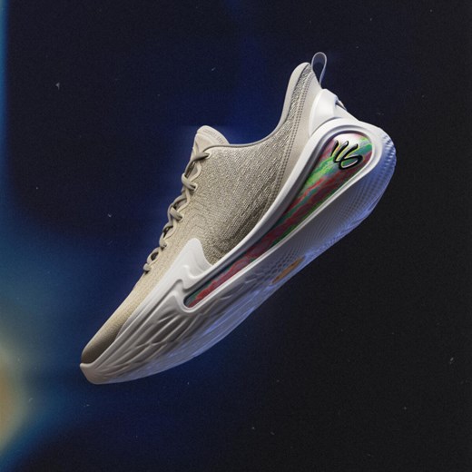 Buty do koszykówki uniseks Under Armour Curry 12 \"Saturn\"- beżowe ze sklepu Sportstylestory.com w kategorii Buty sportowe męskie - zdjęcie 184700389