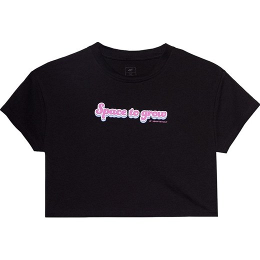 Koszulka, crop top dziewczęcy 4FJWSS24TTSHF1151 4F ze sklepu SPORT-SHOP.pl w kategorii Bluzki dziewczęce - zdjęcie 184701016