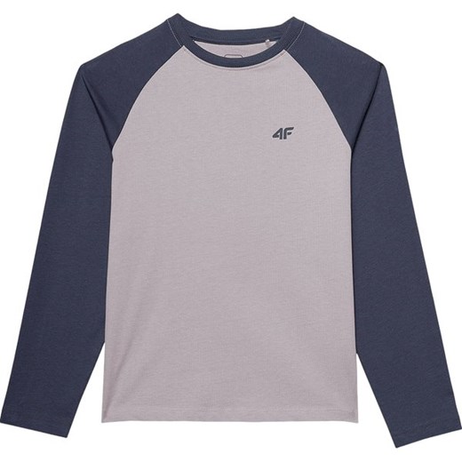 Longsleeve chłopięcy 4FJWSS24TLONM214 4F ze sklepu SPORT-SHOP.pl w kategorii T-shirty chłopięce - zdjęcie 184701029