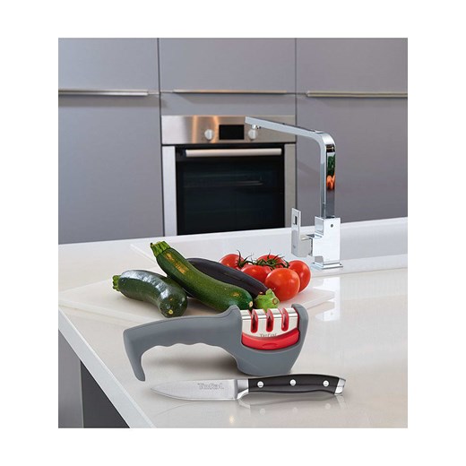 Tefal Ostrzałka w kolorze szarym do noży Tefal onesize okazja Limango Polska