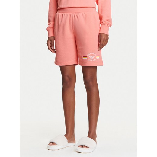 Emporio Armani Underwear Szorty sportowe EW000496 AF10882 U4019 Różowy Loose Fit ze sklepu MODIVO w kategorii Szorty - zdjęcie 184701558