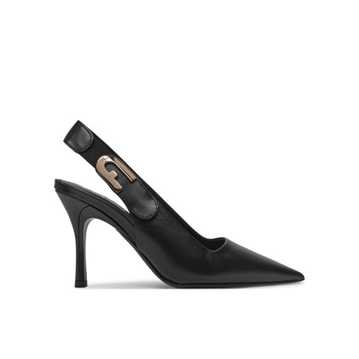 Furla Sandały Sign Slingback T.90 YG05SGN-BX2681-O6000-90294100 Czarny ze sklepu MODIVO w kategorii Sandały damskie - zdjęcie 184701566