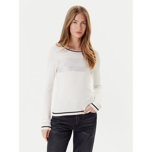 Liu Jo Sport Sweter TF5209 MS49I Écru Regular Fit ze sklepu MODIVO w kategorii Swetry damskie - zdjęcie 184701585