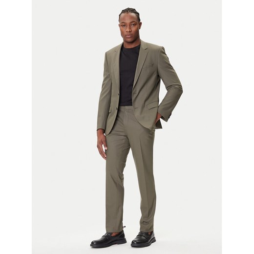 HUGO Garnitur Henry/Getlin232X 50530116 Zielony Slim Fit ze sklepu MODIVO w kategorii Garnitury męskie - zdjęcie 184701605