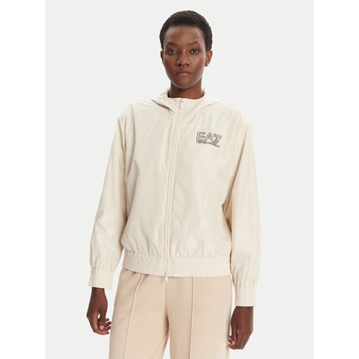 EA7 Emporio Armani Wiatrówka 7W000113 AF12454 U1079 Beżowy Relaxed Fit ze sklepu MODIVO w kategorii Kurtki damskie - zdjęcie 184701779