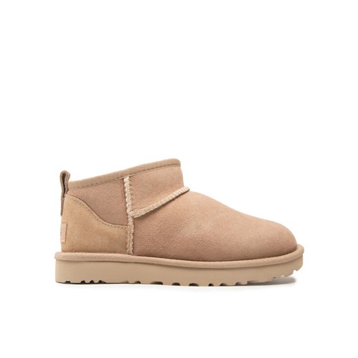 Ugg Śniegowce W Classic Ultra Mini 1116109 Beżowy ze sklepu MODIVO w kategorii Śniegowce damskie - zdjęcie 184701788