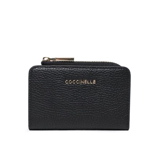 Coccinelle Mały Portfel Damski MW5 Metallic Soft E2 MW5 17 01 01 Czarny ze sklepu MODIVO w kategorii Portfele damskie - zdjęcie 184701835