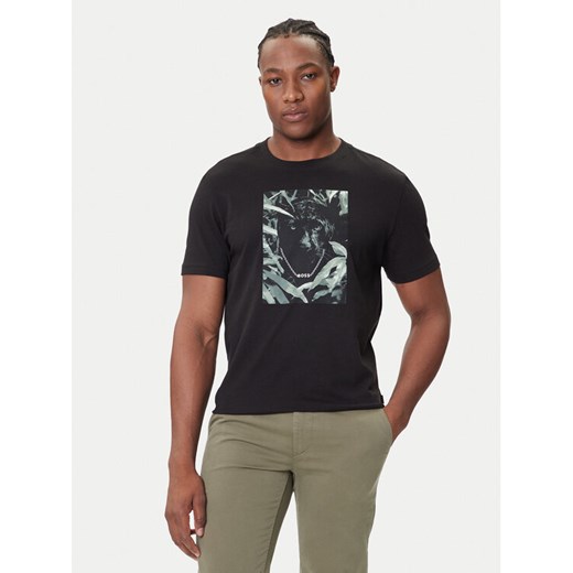BOSS T-Shirt Te_Animali 50546362 Czarny Regular Fit ze sklepu MODIVO w kategorii T-shirty męskie - zdjęcie 184701878