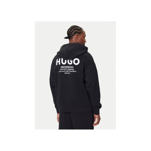 HUGO Bluza Nazardo 50510724 Czarny Loose Fit M MODIVO