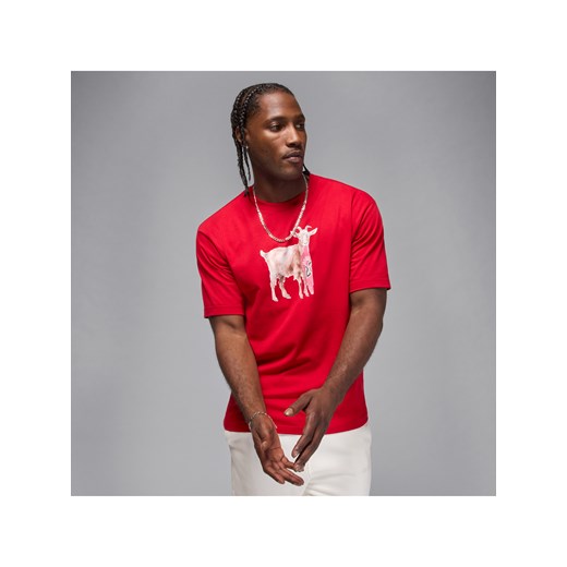 T-shirt męski Jordan - Czerwony ze sklepu Nike poland w kategorii T-shirty męskie - zdjęcie 184704287