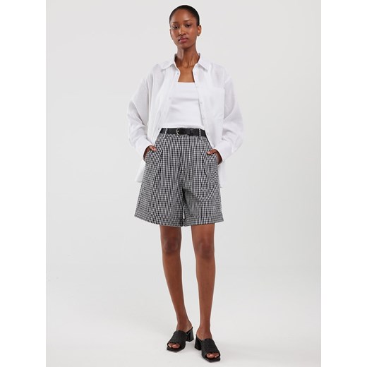 BIG STAR Bermudy w kolorze czarno-białym ze sklepu Limango Polska w kategorii Szorty - zdjęcie 184704988