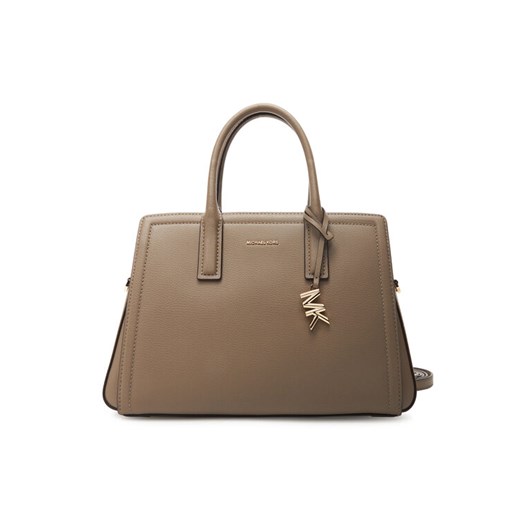 Torebka MICHAEL Michael Kors Laila 30R5G9IS6L Beżowy ze sklepu eobuwie.pl w kategorii Kuferki - zdjęcie 184705229