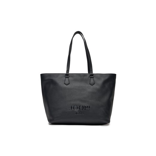 Torebka JOOP! Jeans Lettera 1.0 Ketty 4130000866 Czarny ze sklepu eobuwie.pl w kategorii Torby Shopper bag - zdjęcie 184705328